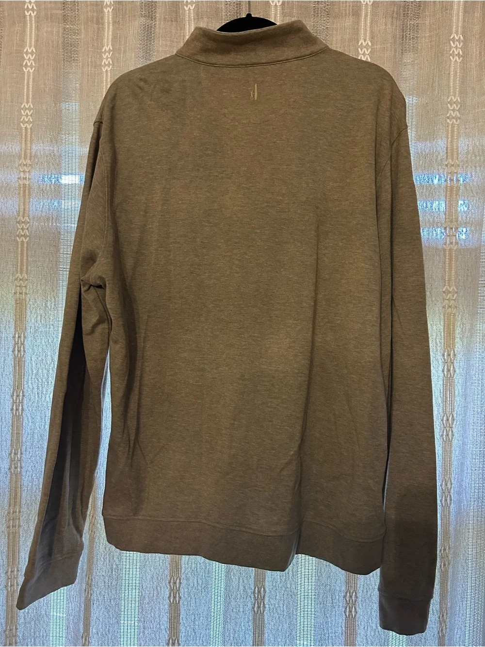 johnnie-O Men's Quarter-Zip Pullover - Light Taupe